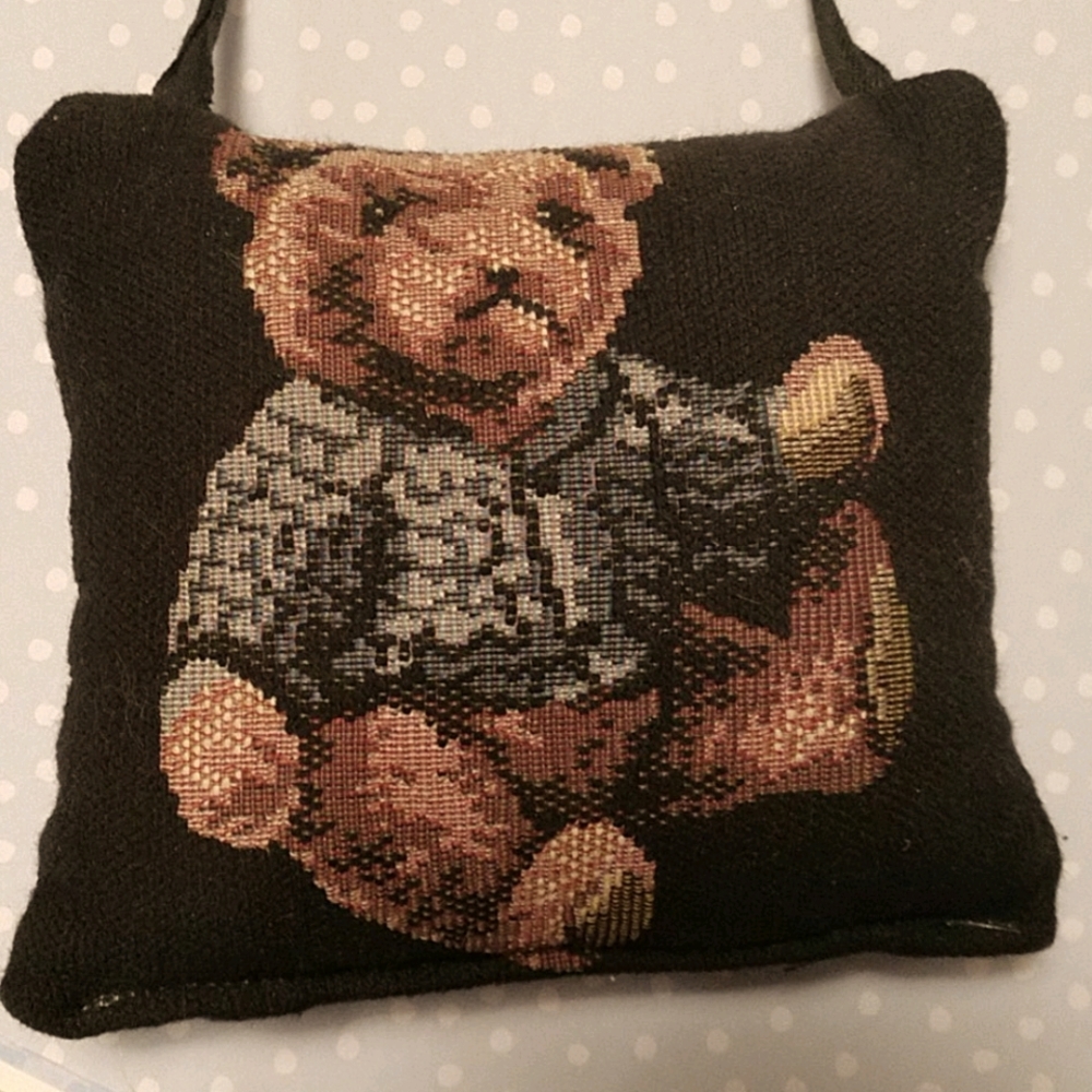 Small Teddy Bear Pillow for Child's, Baby's Room